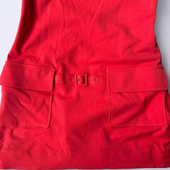 Staud Sheila Mini Dress in Tomato size M - Picture 3 of 7